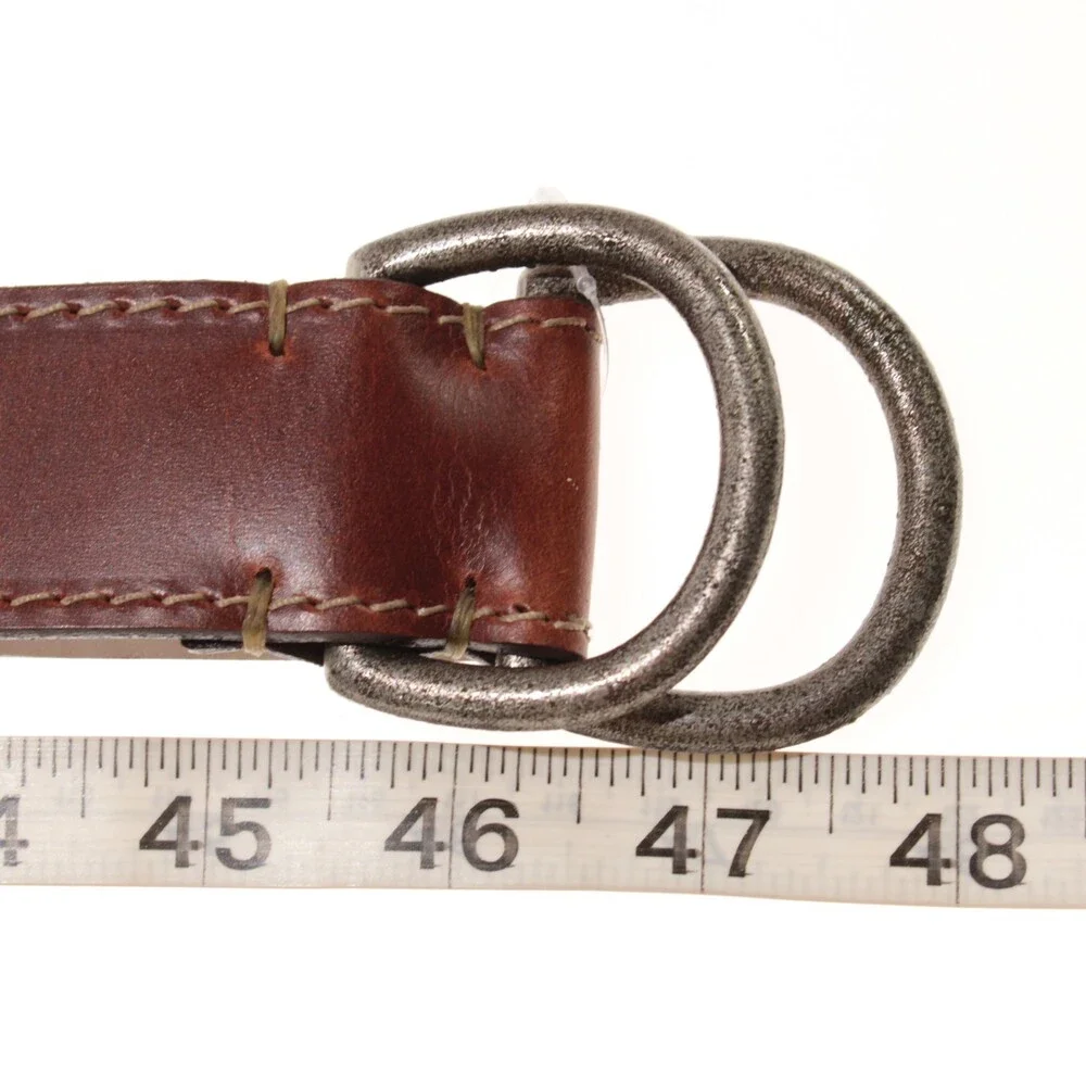 Torino Leather Company NWT Classic Belt Size 40 US in Solid Brown Leather